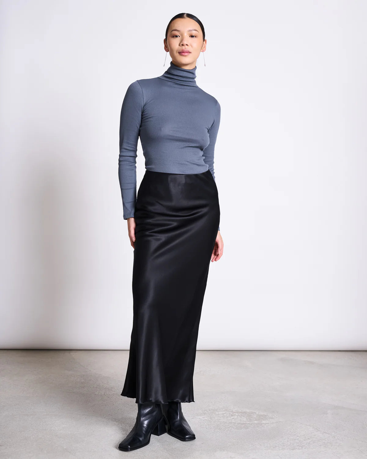 MAXI SKIRT SERIN | BLACK