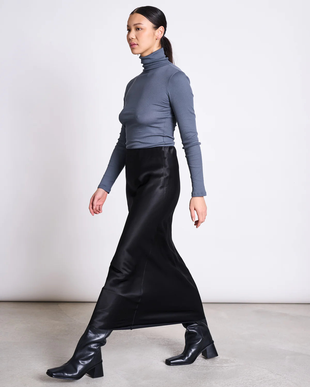 MAXI SKIRT SERIN | BLACK