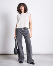 WIDE LEG JEANS SUNNY | LIGHT GREY