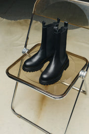 BLACK CHELSEA HIGH BOOTS