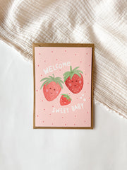 POSTKARTE | WELCOME SWEET BABY