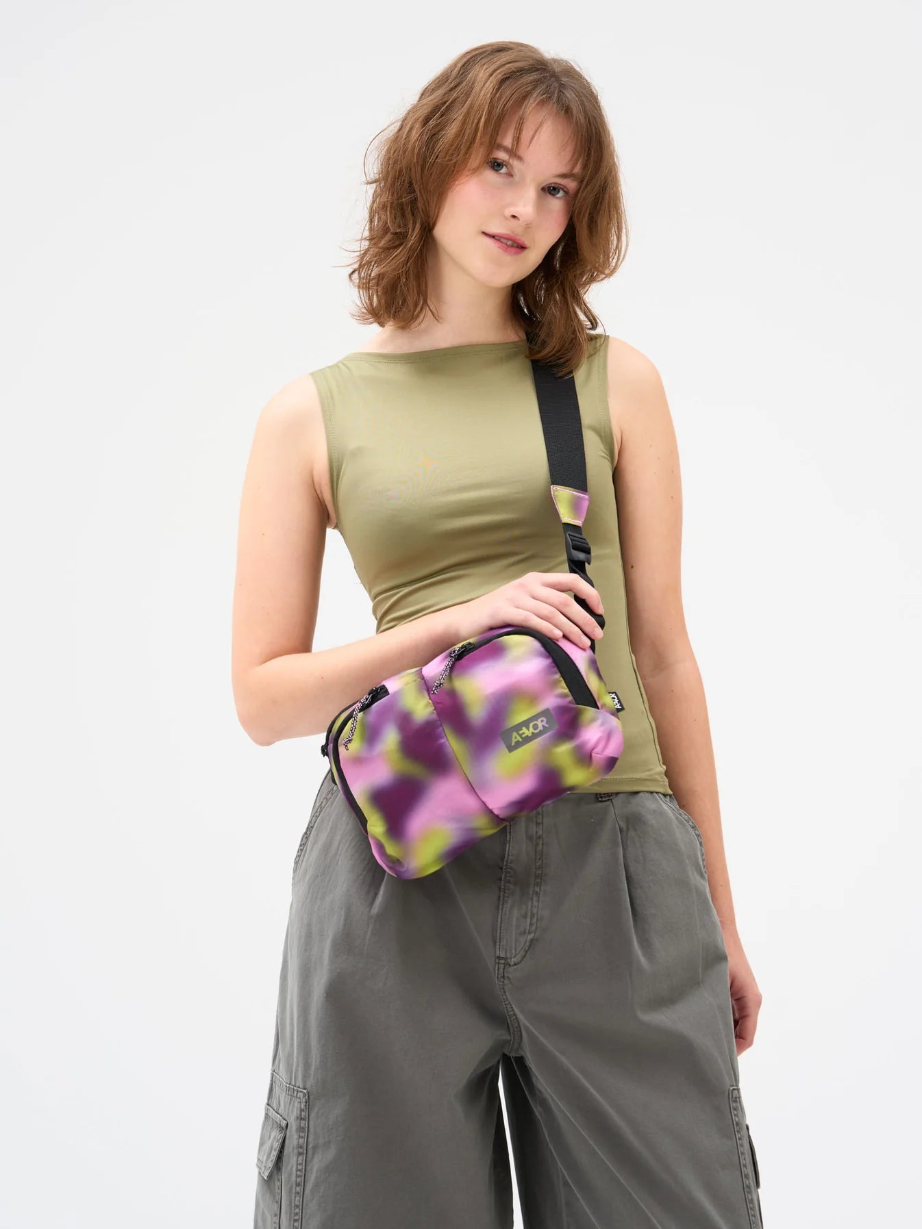 SACOCHE BAG | RIPSTOP PSYCHEDELIC SLUSH
