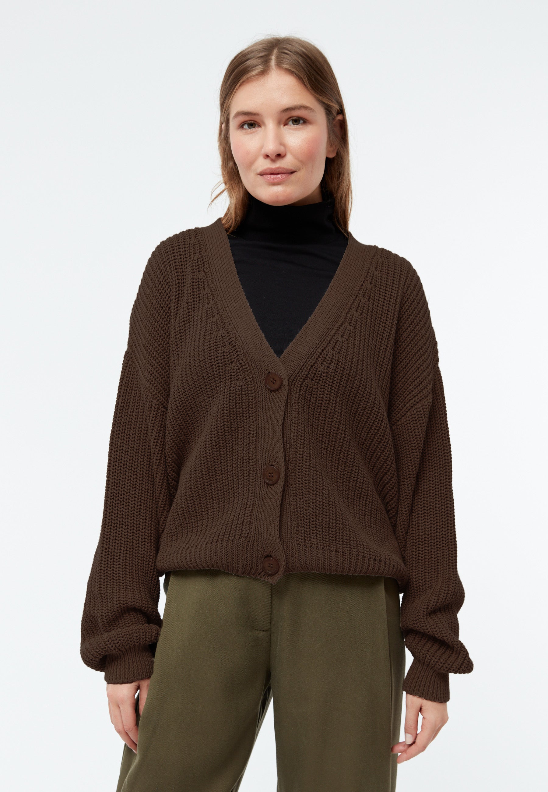 STRICKCARDIGAN GBDESIREE | COFFEE BROWN