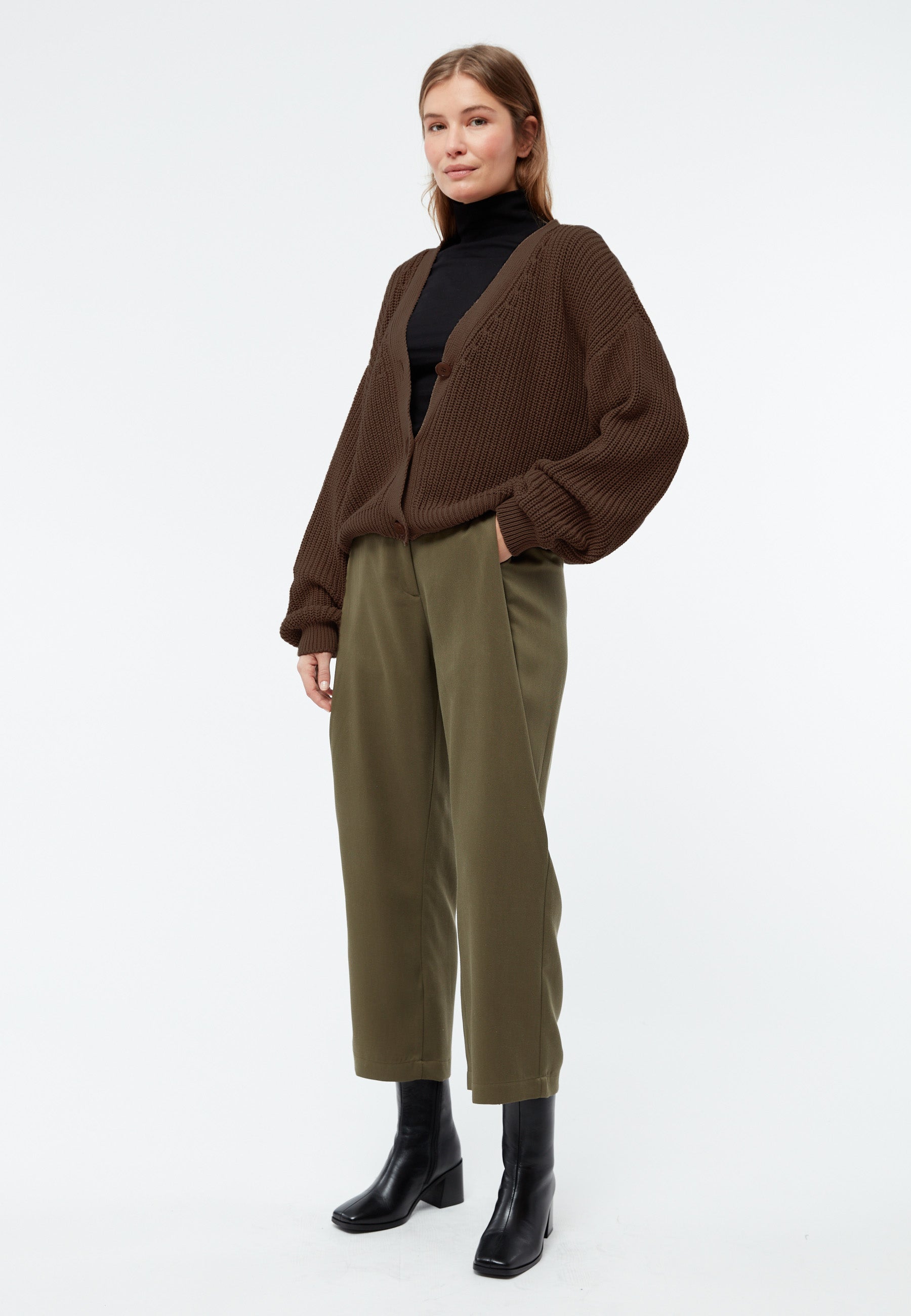 STRICKCARDIGAN GBDESIREE | COFFEE BROWN