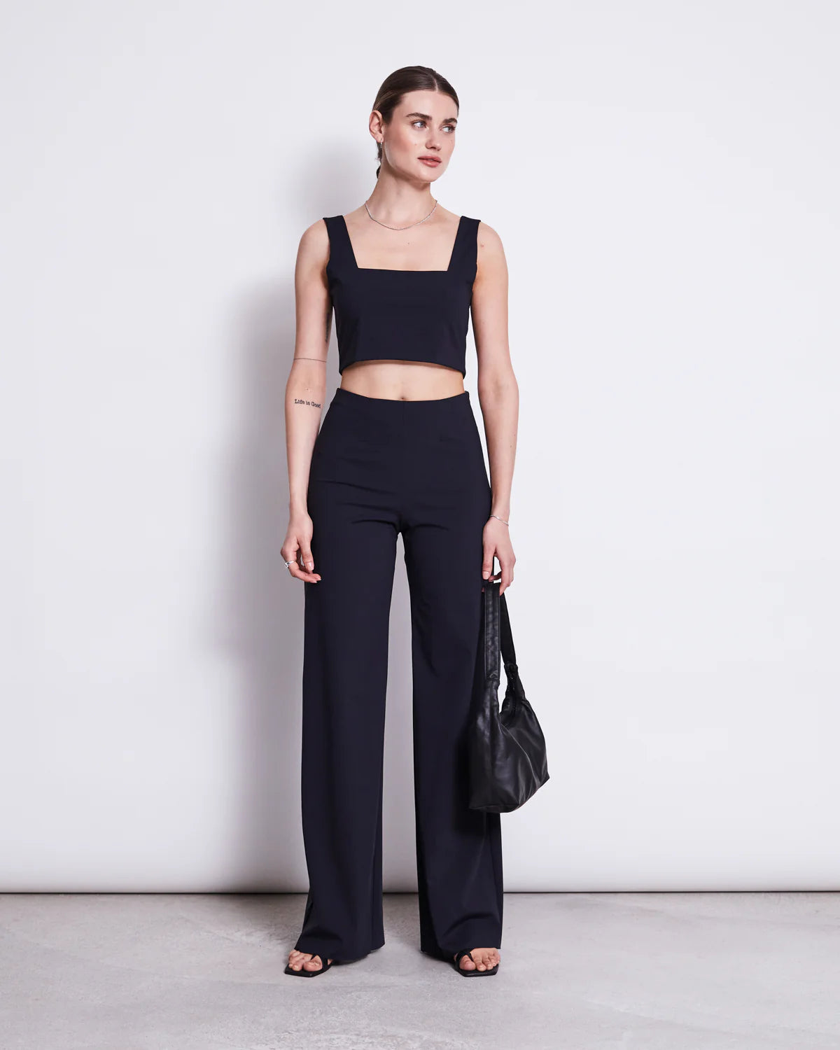 WIDE PANTS MARLENE | BLACK