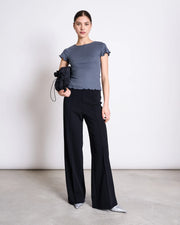 WIDE PANTS LAREDO | BLACK GOTS