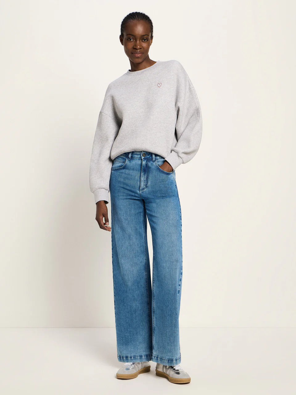 MARLENEJEANS | MID BLUE DENIM