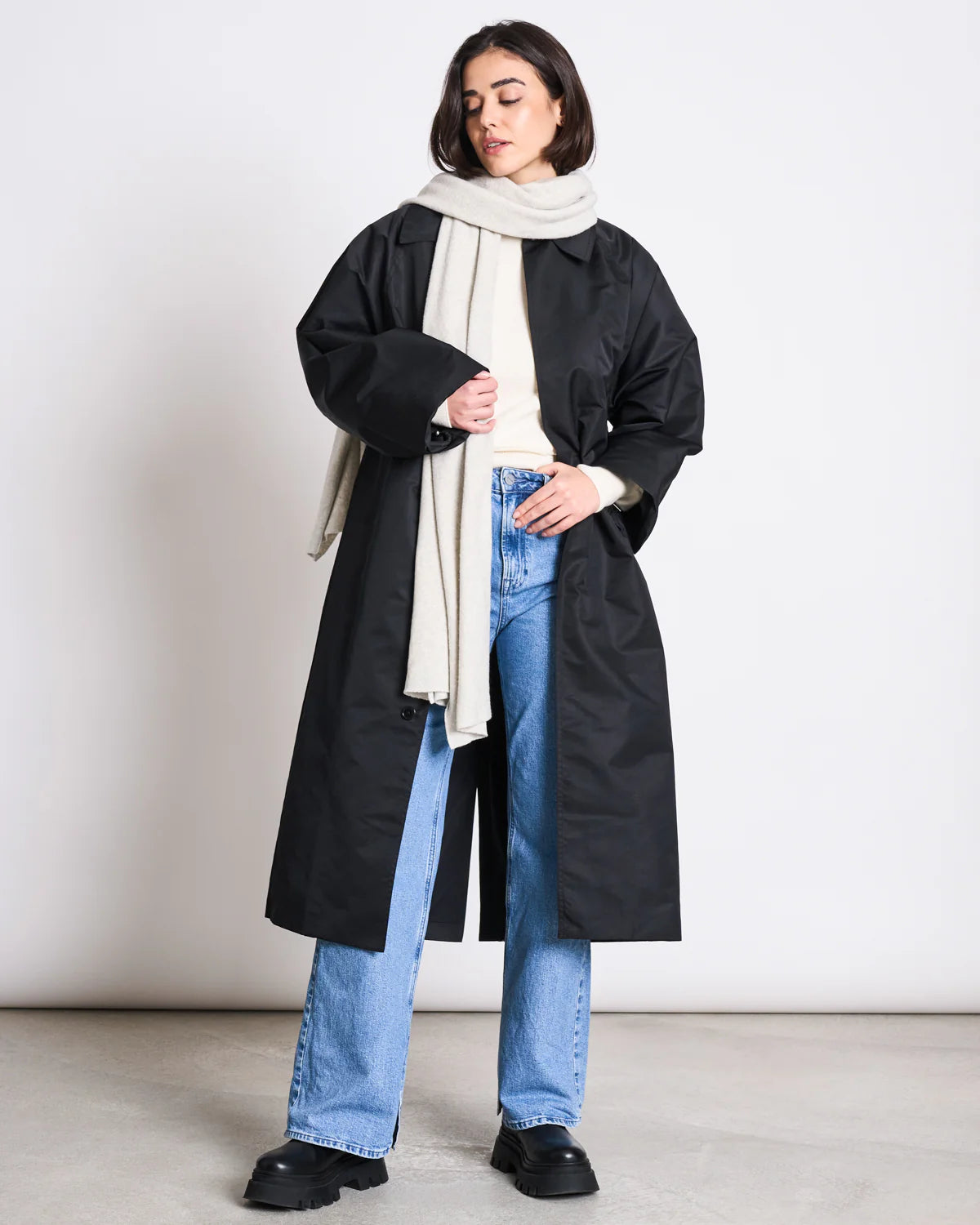 SCARF ROSS | LIGHT GREY