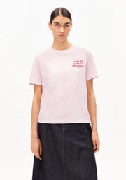 LUALAA EMBRO T-SHIRT | PINK MIST