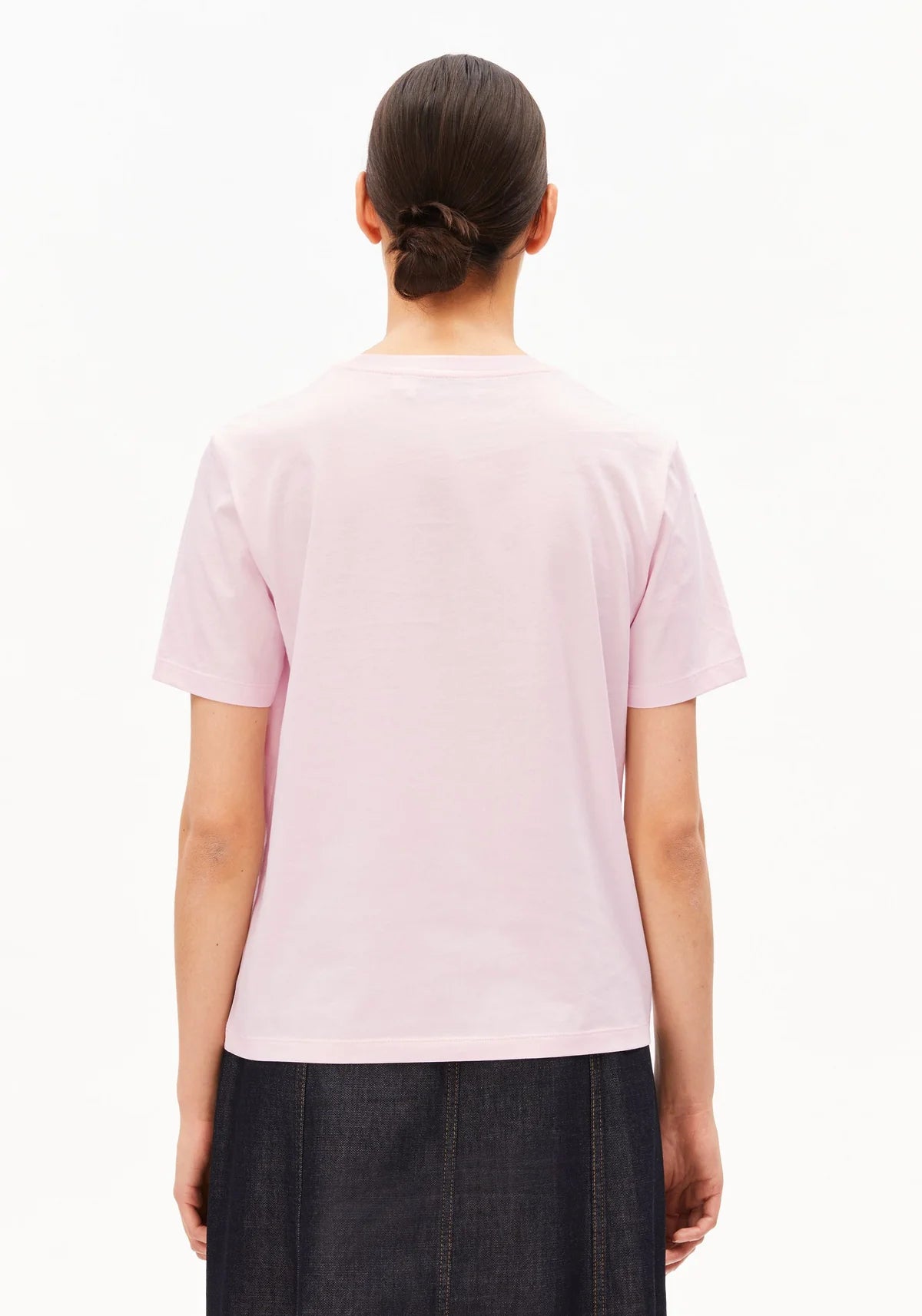 LUALAA EMBRO T-SHIRT | PINK MIST