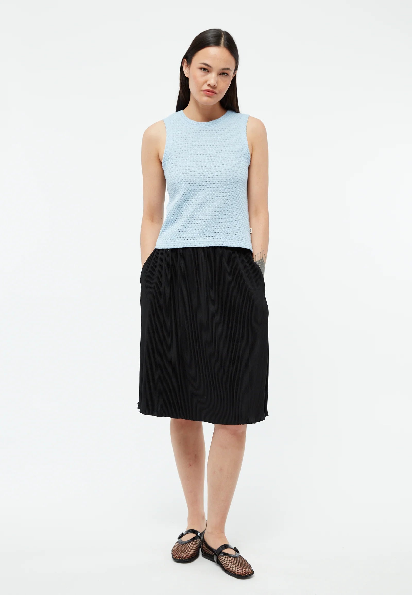 STRICKTOP GBSHIRLEY | ICE WATER BLUE (JACQUARD)