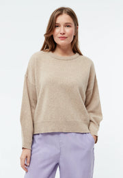 CROPPED STRICKPULLOVER GBJELLA | BEIGE