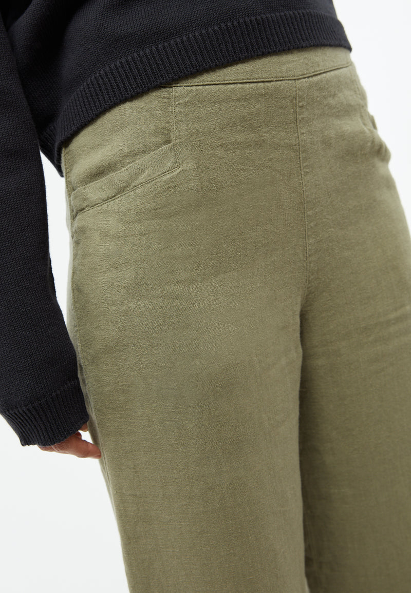CULOTTE GBFAY AUS LEINEN | FADED OLIVE