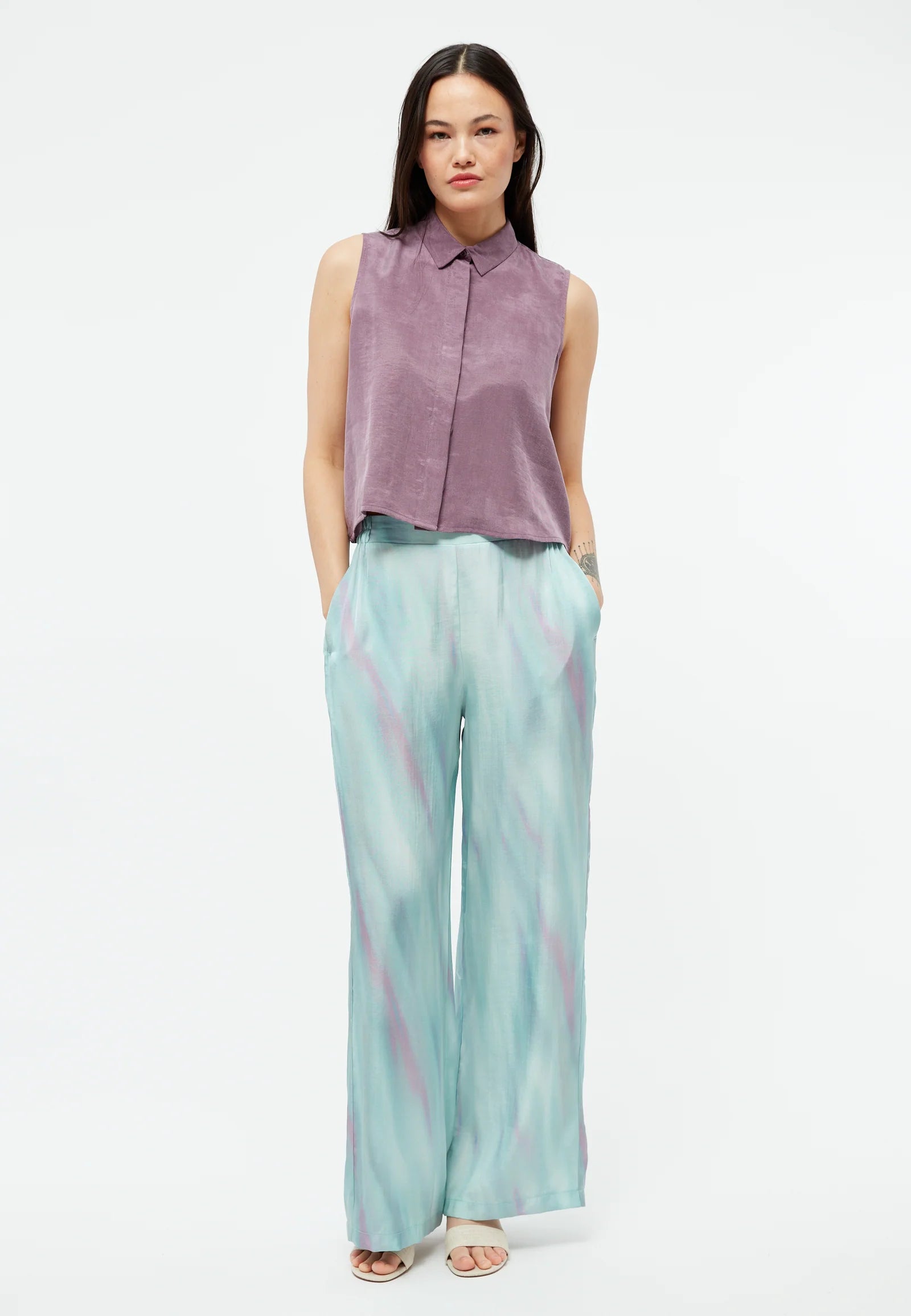 KURZARMBLUSE GBXENIA | ENGLISH VIOLET