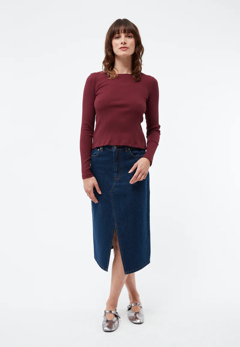 LONGSLEEVE GBROSA | BURGUNDY