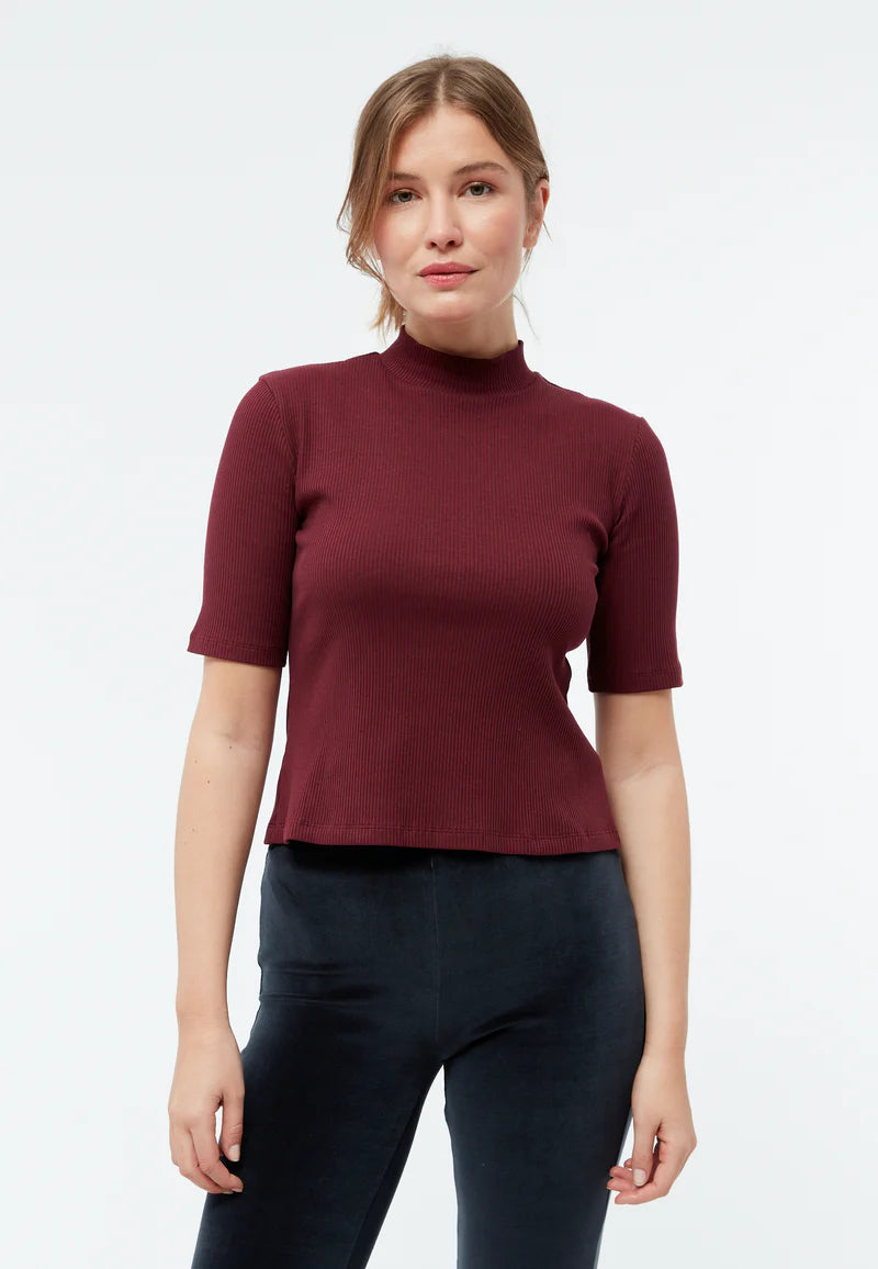 T-SHIRT GBGINETTA | BURGUNDY