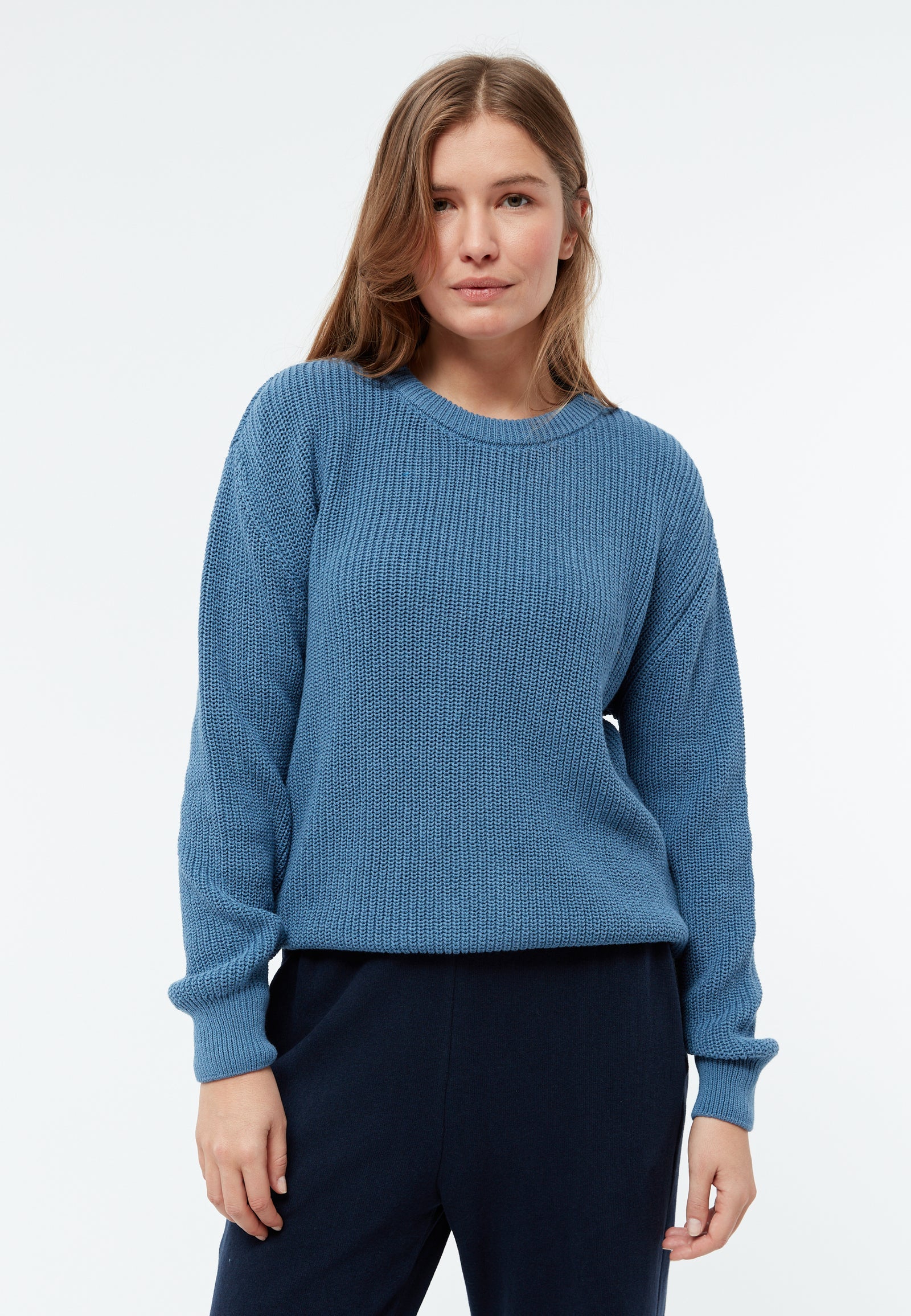 STRICKPULLOVER GBARIA | CLOUDY BLUE
