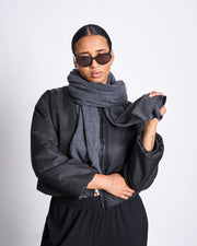 SCARF ROSS | DARK GREY