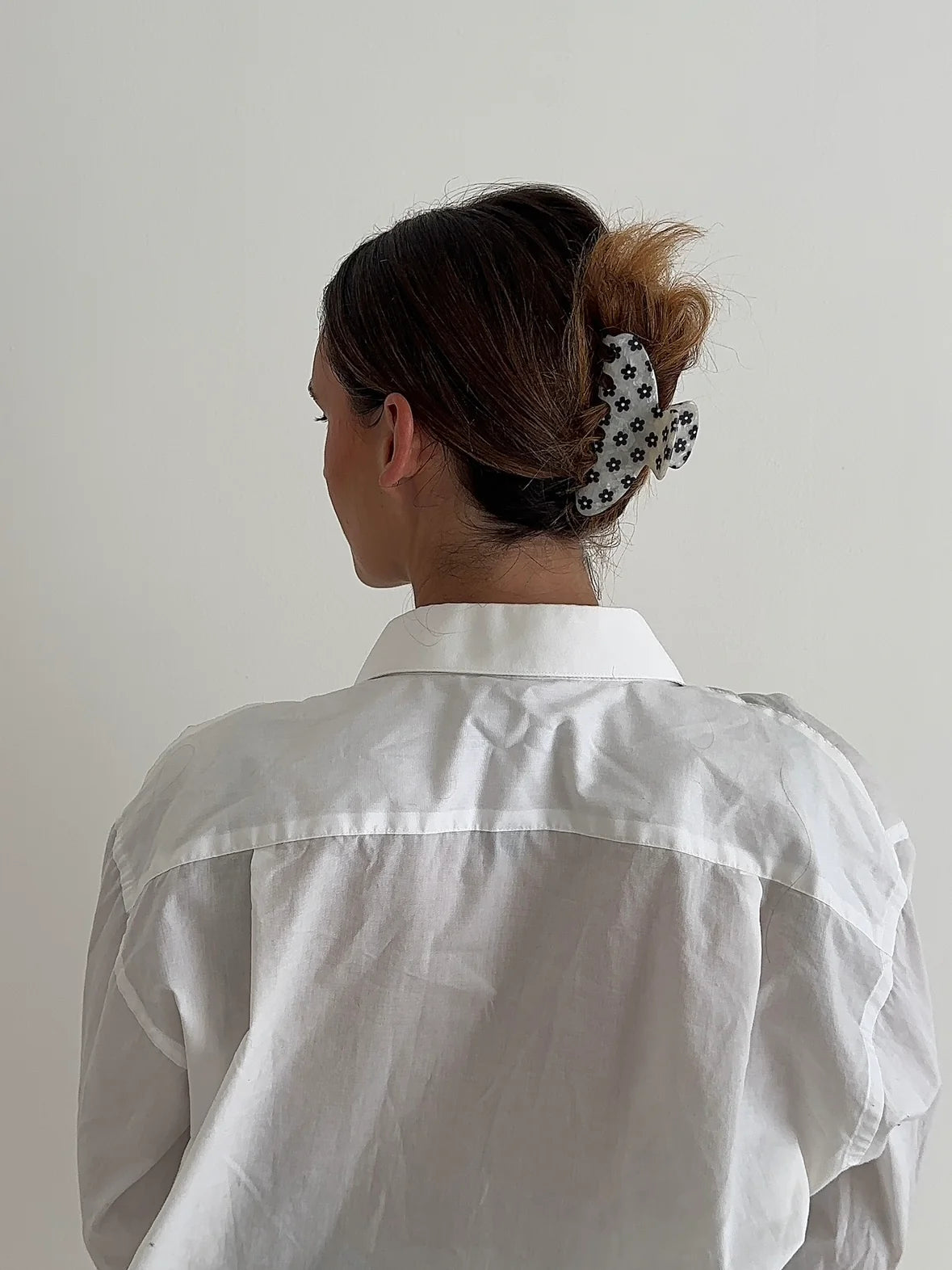 HAARCLIP MATILDA | BLACK FLOWERS