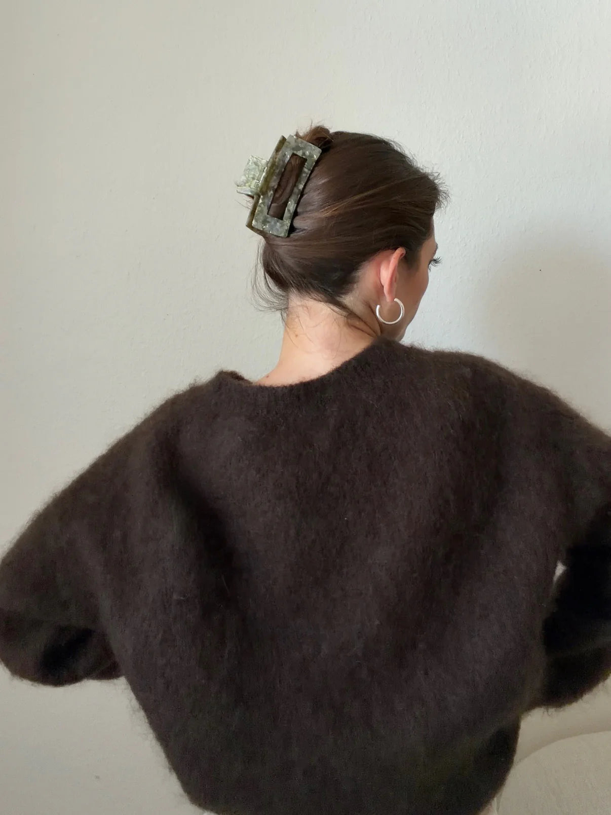 HAARCLIP MILA | MERLOT