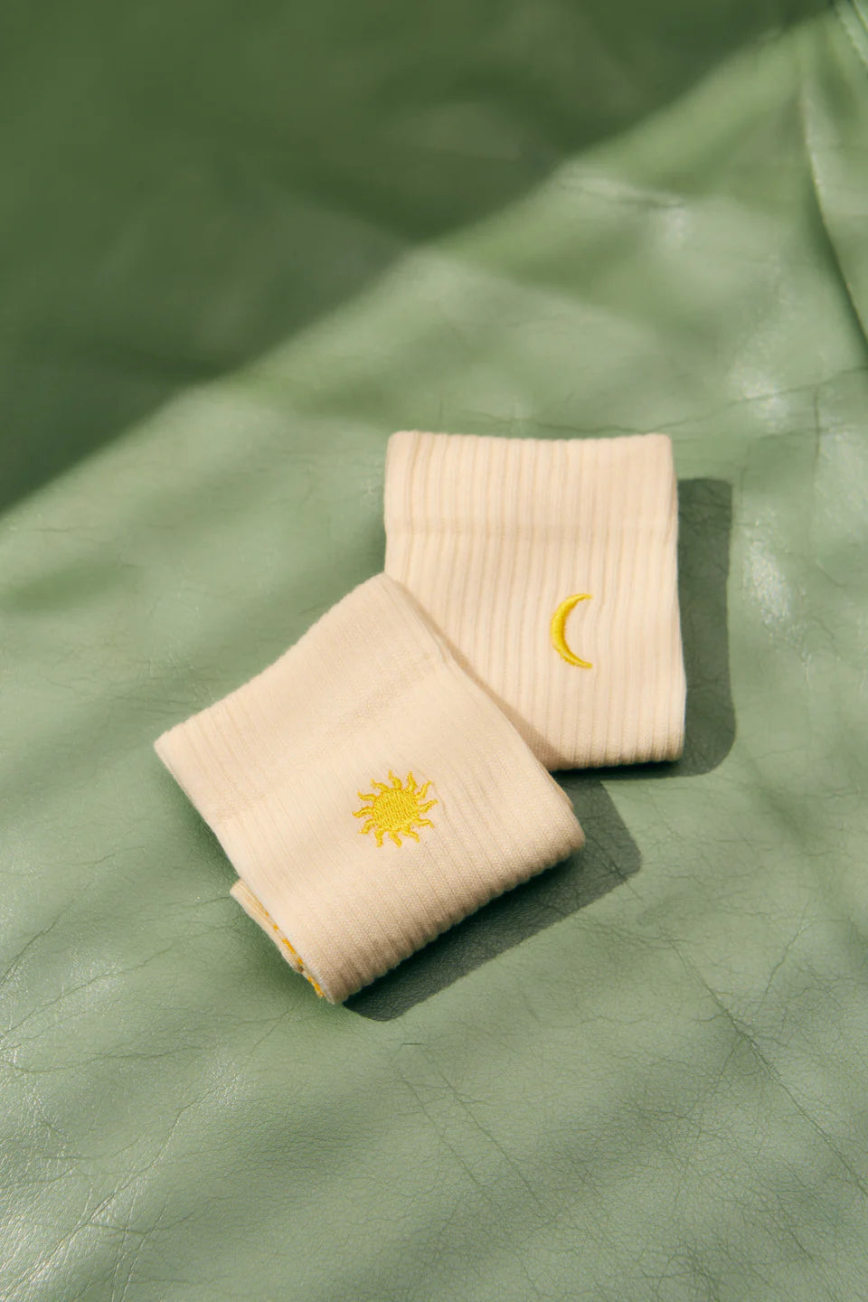 YELLOW SOL & LUNA SOCKS