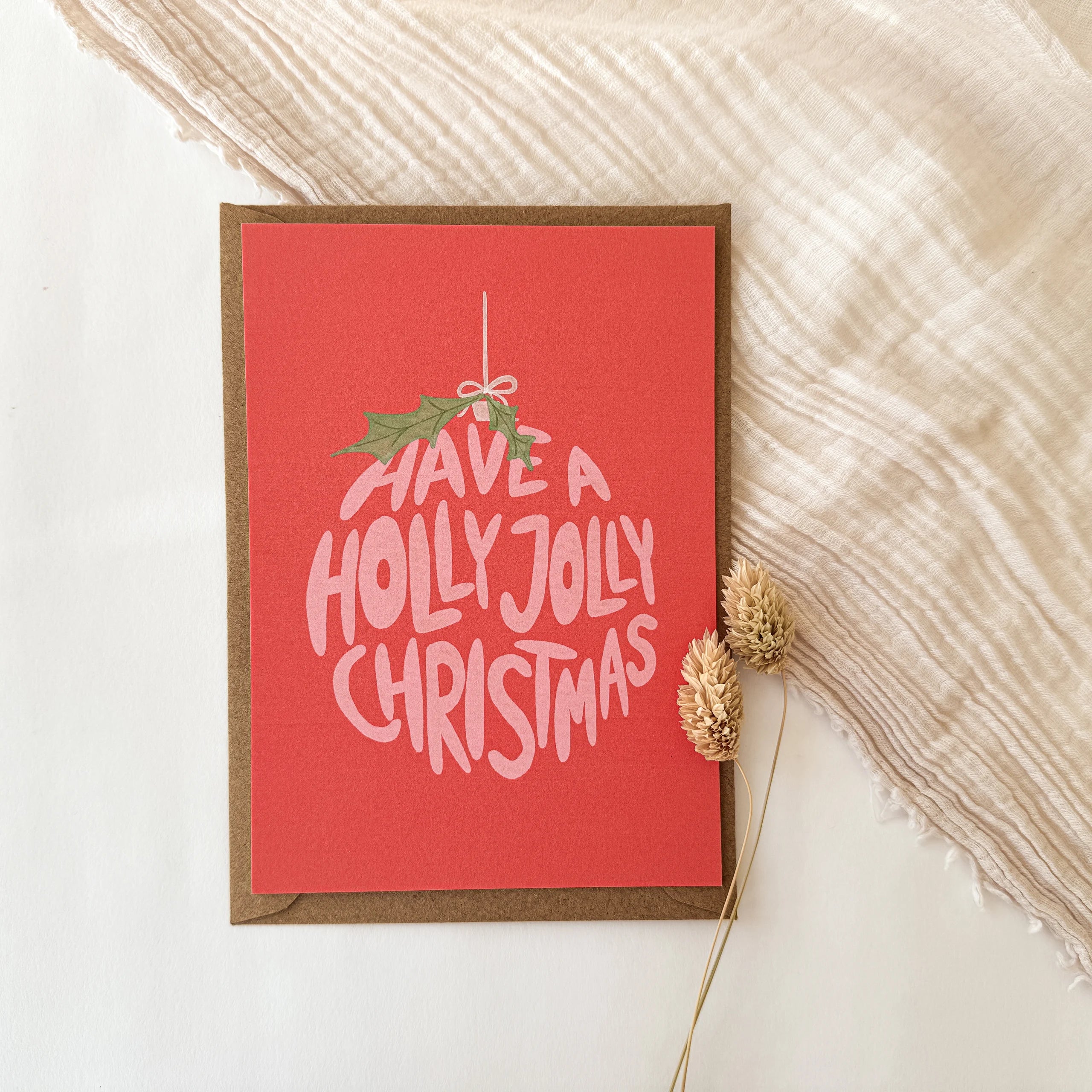 POSTKARTE | HAVE A HOLLY JOLLY CHRISTMAS