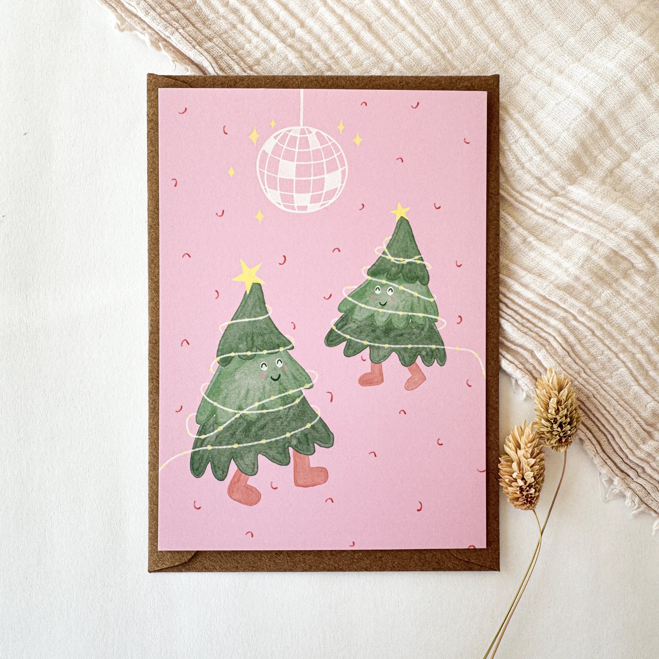 POSTKARTE | TANNENBAUM DISCO