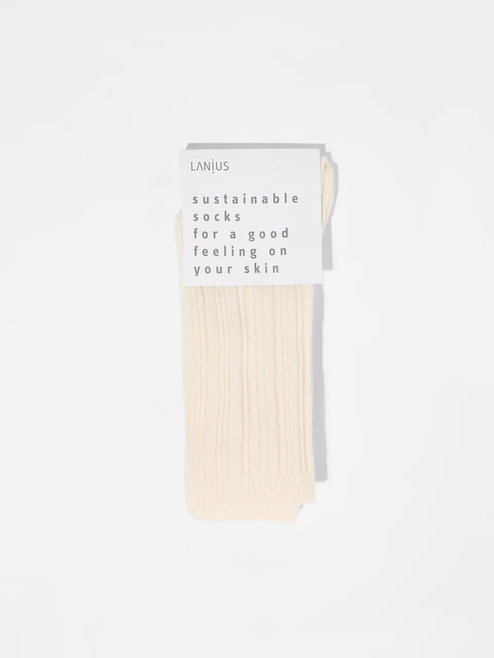 RIPPENSTRICKSOCKEN (GOTS) | OFF WHITE