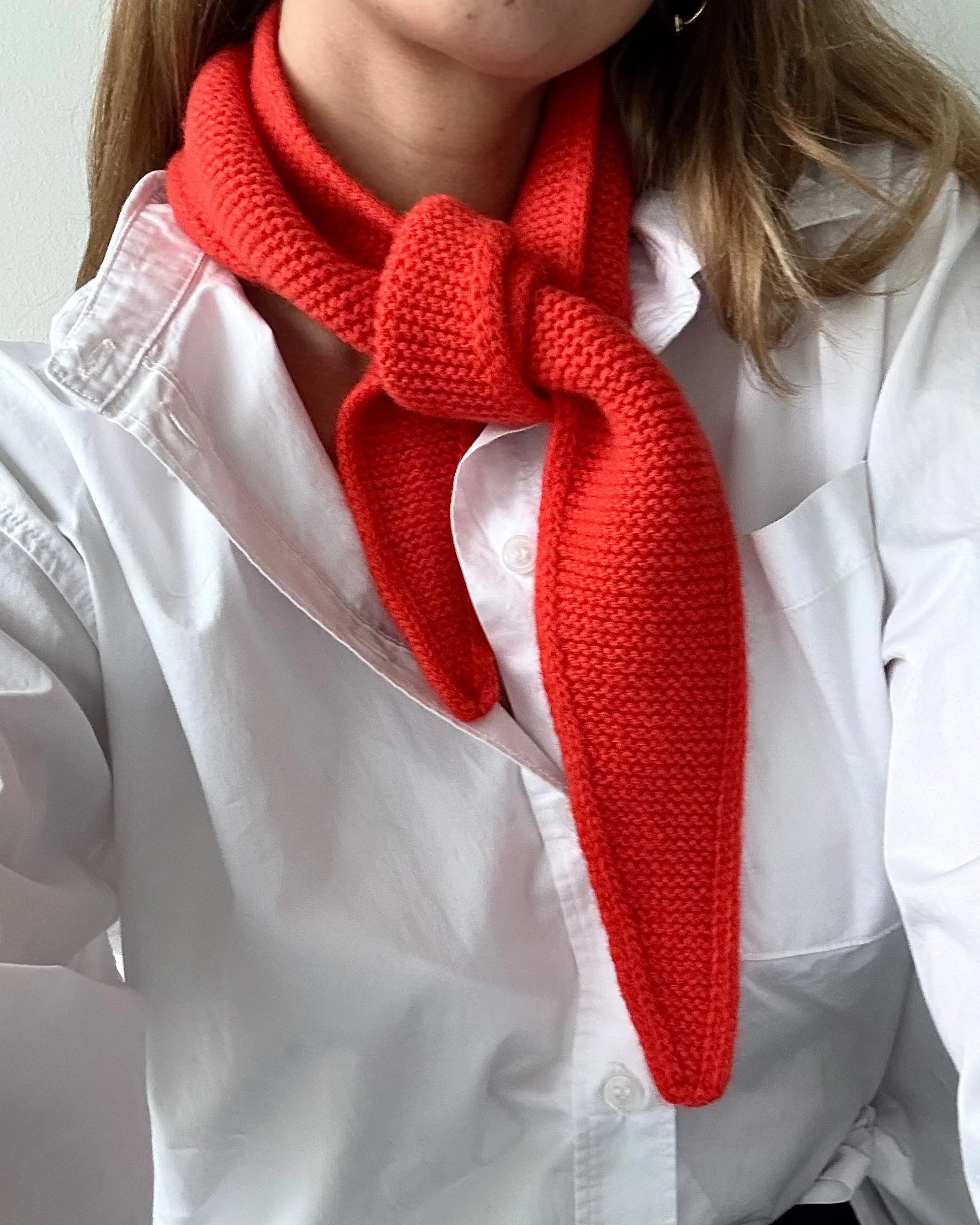 MERINO MINI SCARF | GOLDEN ORANGE