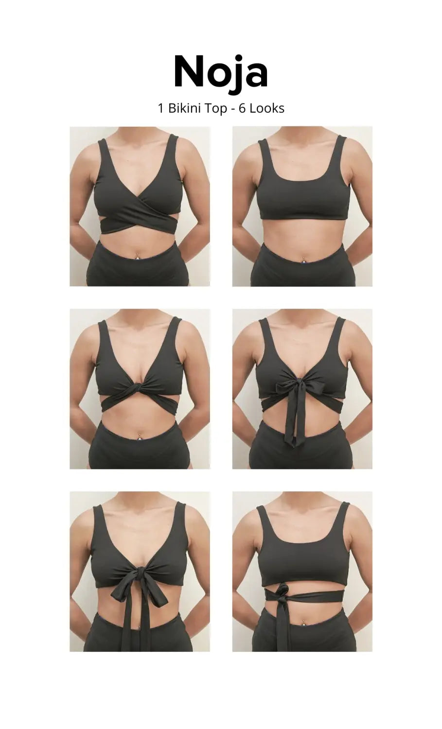 NOJA BIKINI TOP | PAINTING PRINT