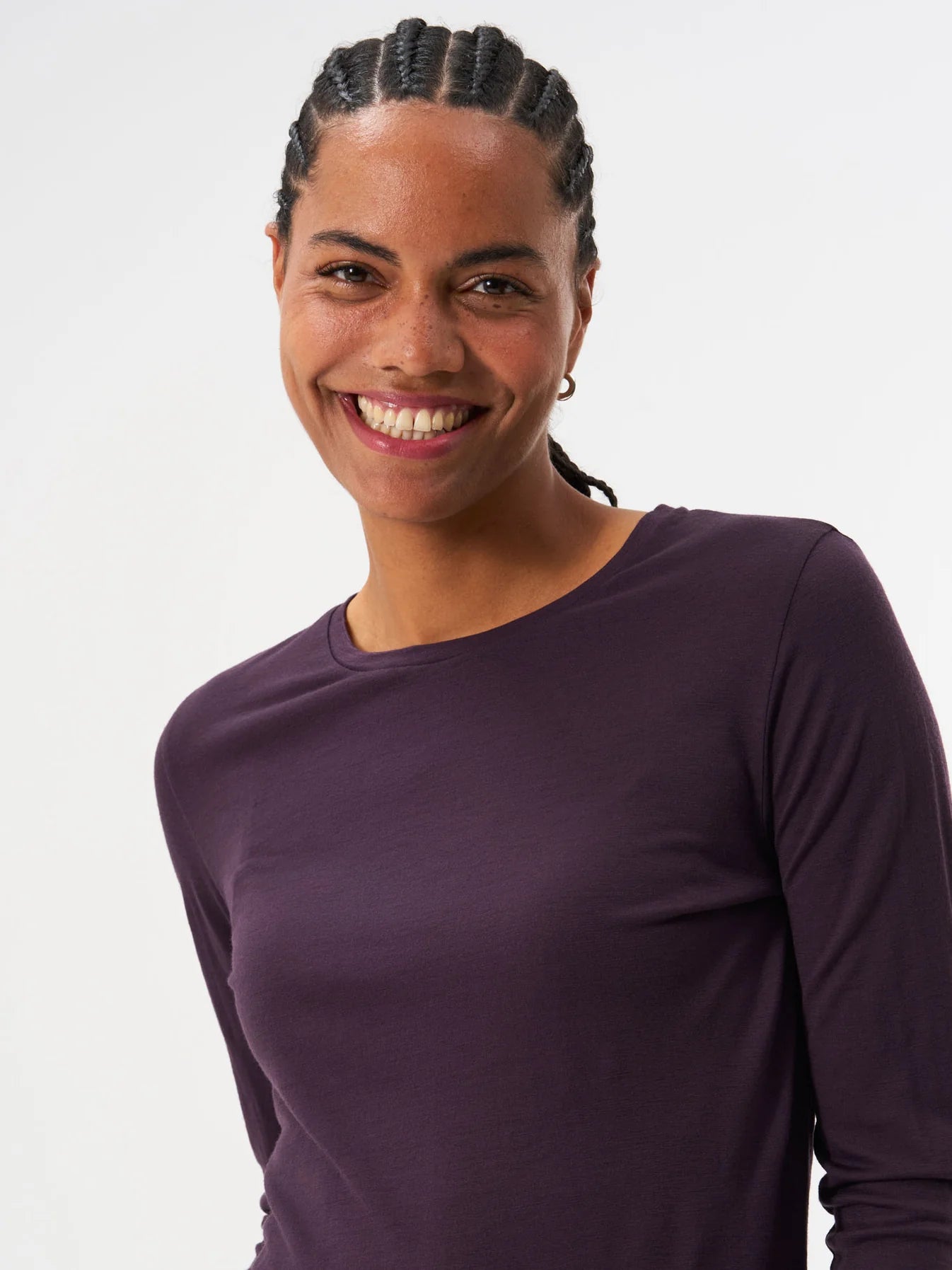 LONGSLEEVE MERINO | SHEEP PLUM