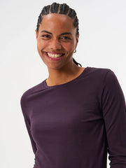 LONGSLEEVE MERINO | SHEEP PLUM