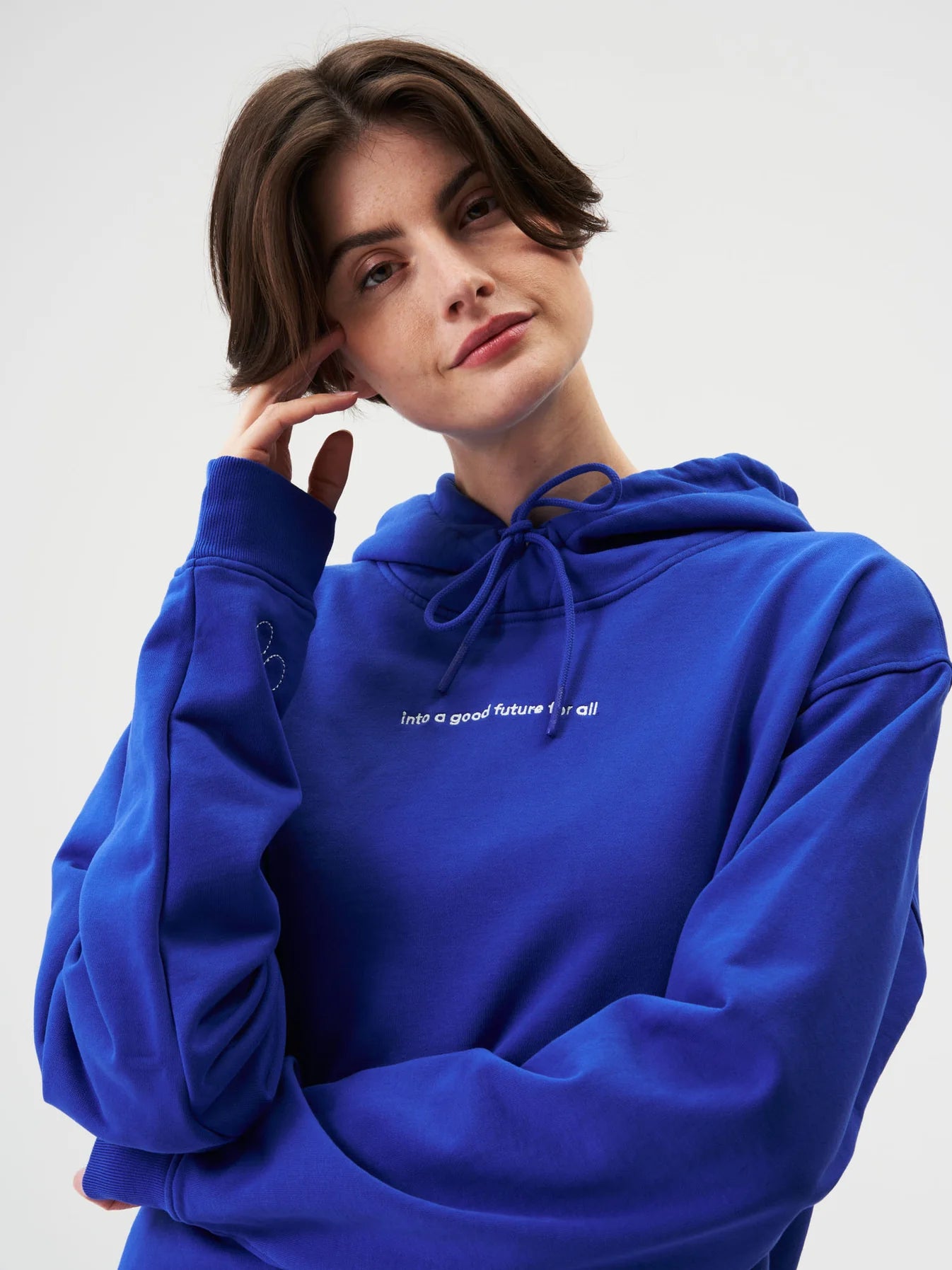 HOODIE COTTON | FUTURE BLUE (UNISEX)