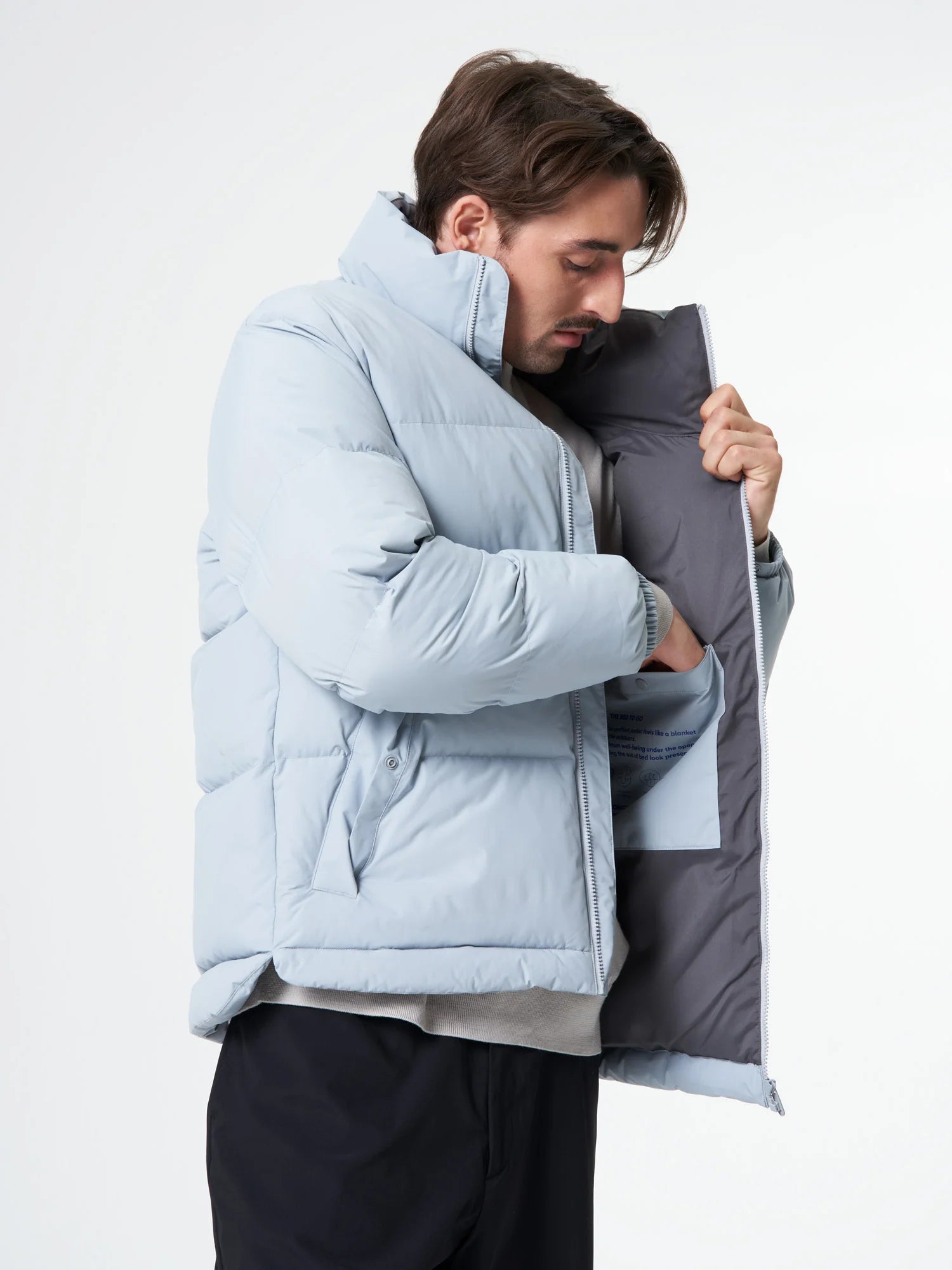 PUFFER JACKET | ICED GREY (UNISEX)