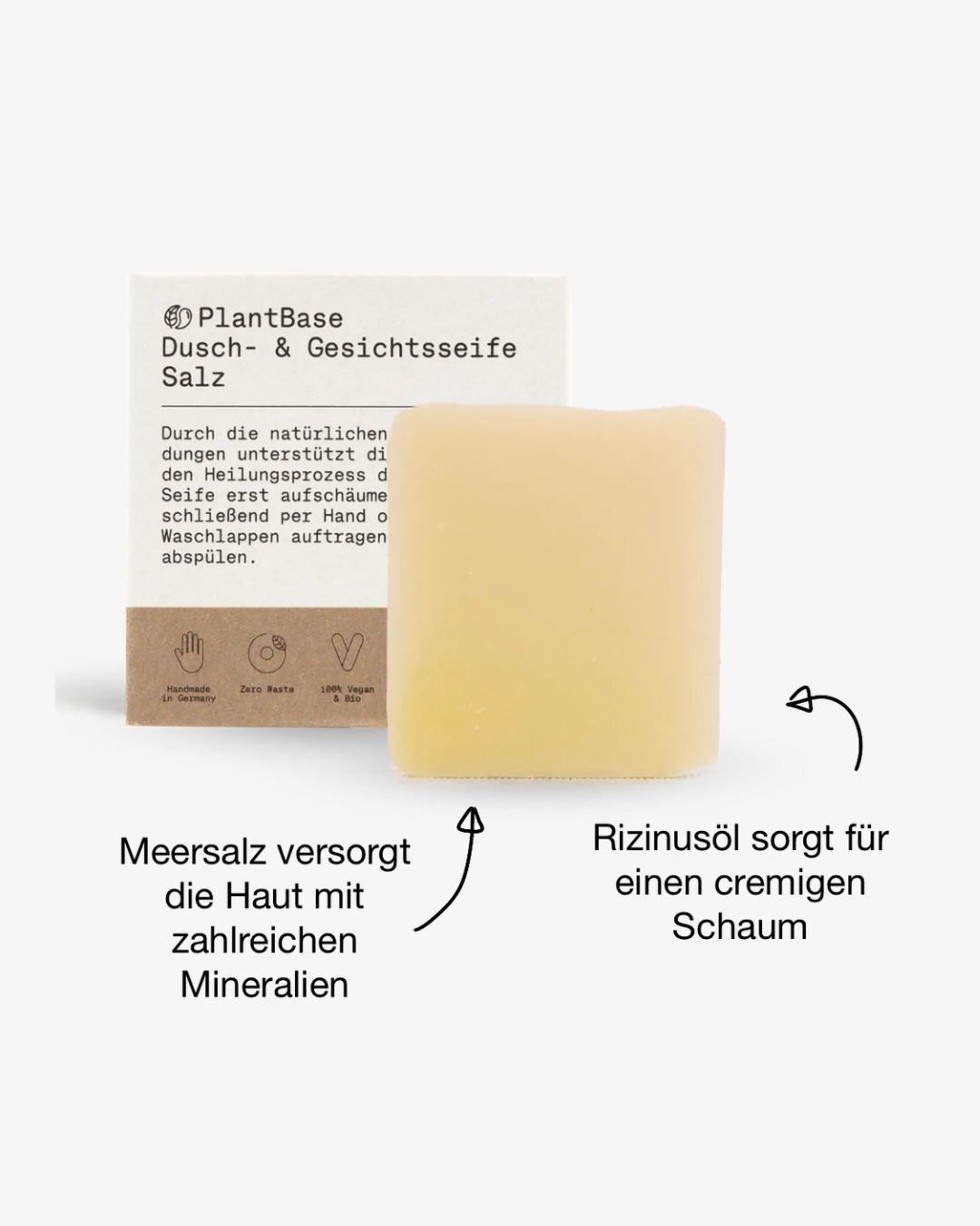 DUSCH- UND GESICHTSSEIFE SALZ