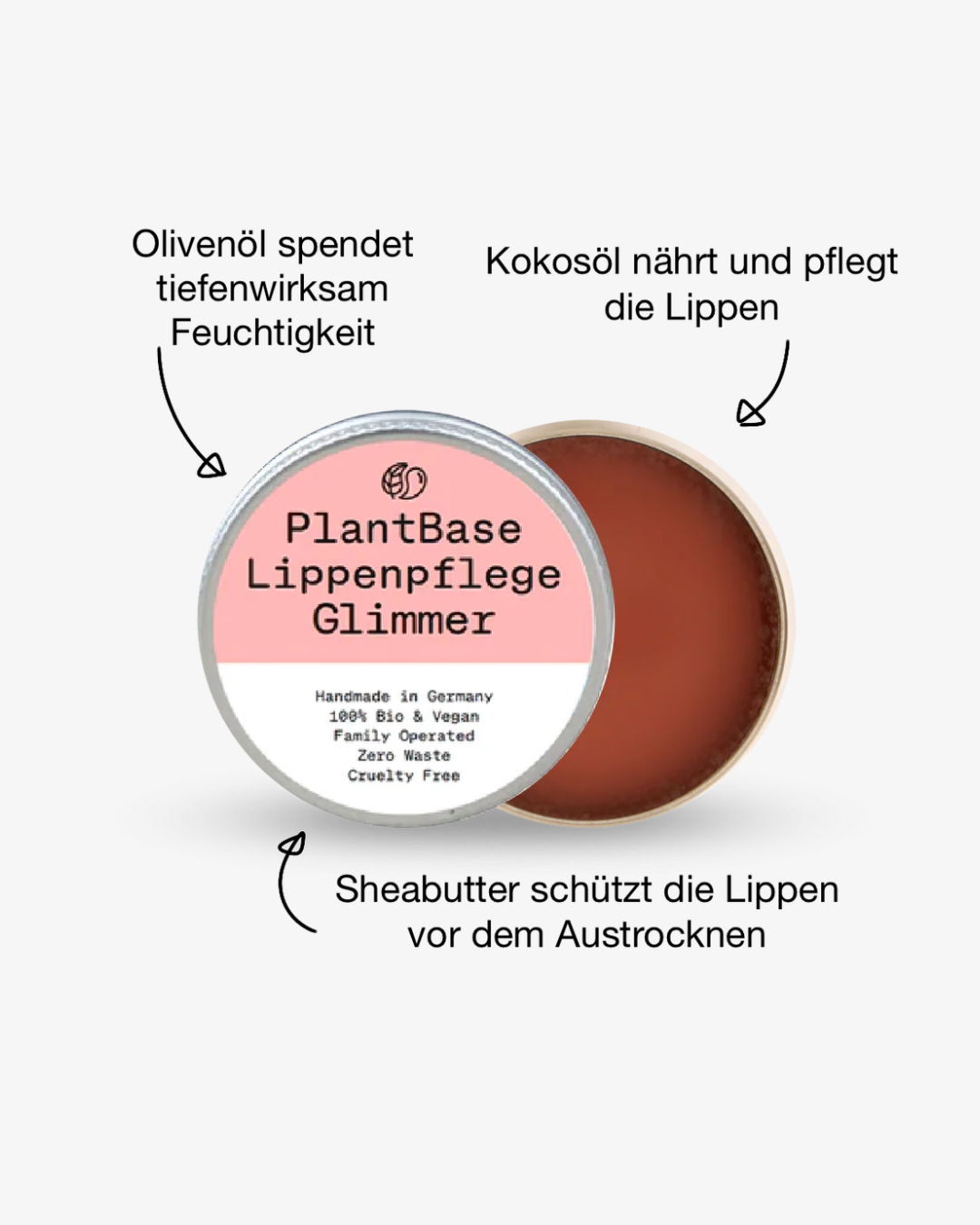 LIPPENPFLEGE IM TIEGEL | GLIMMER