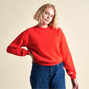 KINDNESS SWEATER AUS BIO-BAUMWOLLE IN ROT
