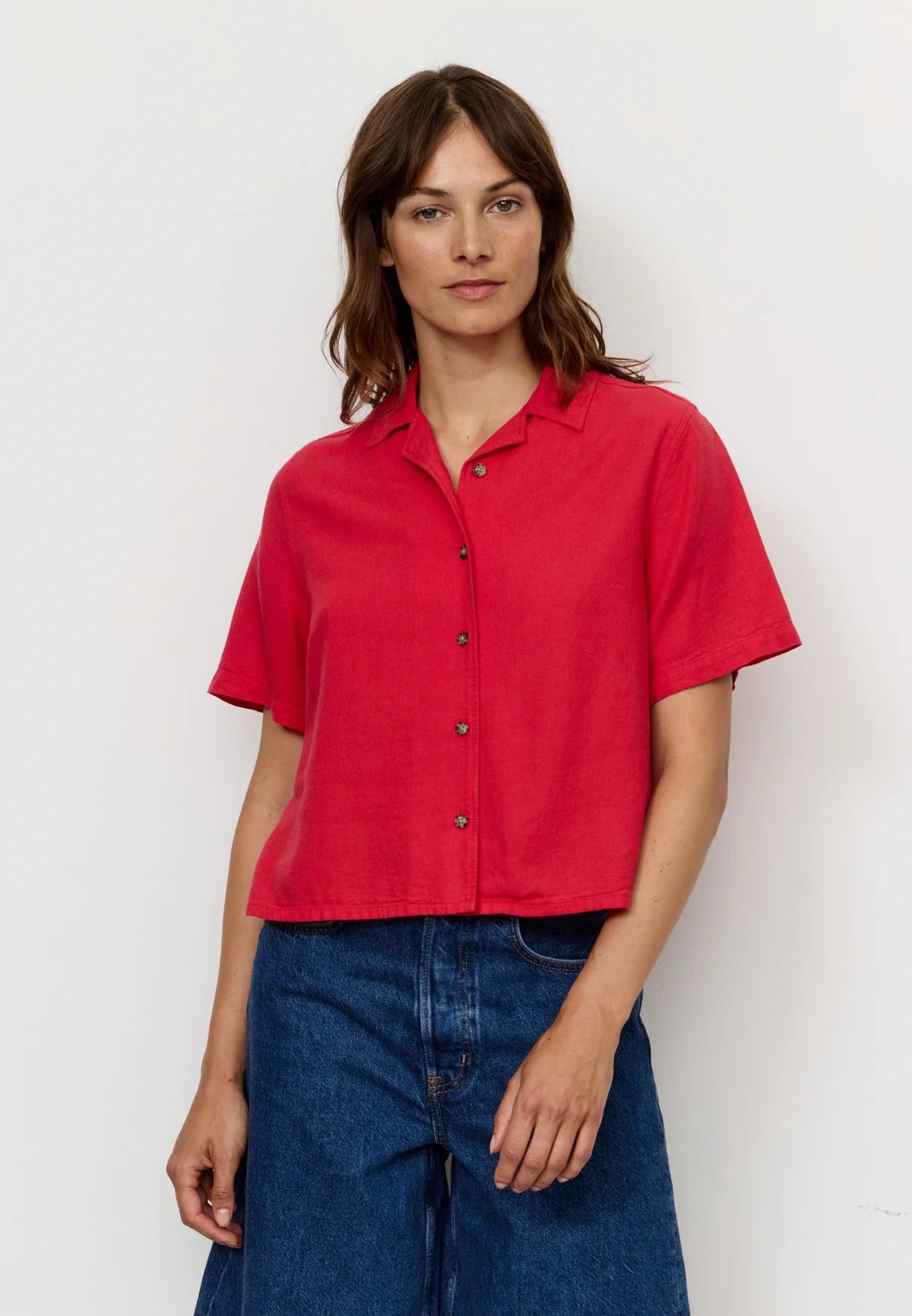 BLUSE CAMELLIA | LAVA RED