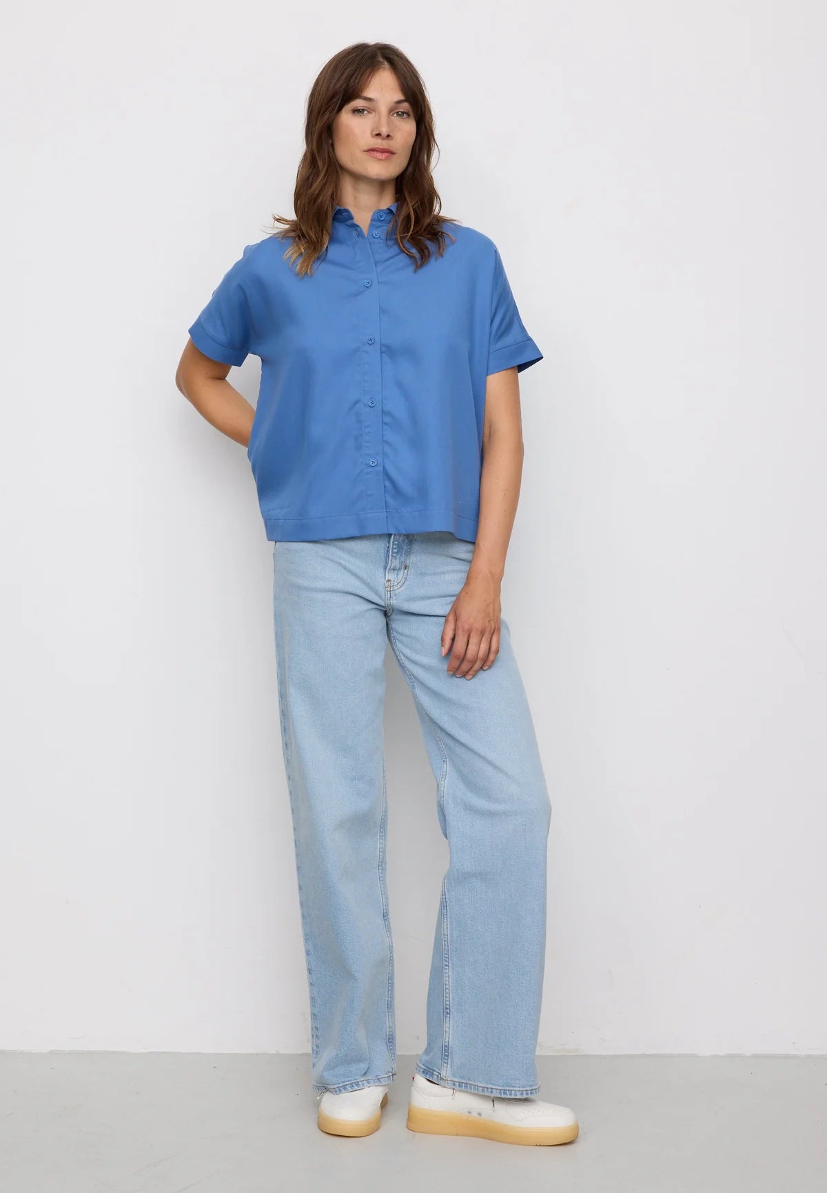 BLUSE LOTUS | ELECTRIC BLUE