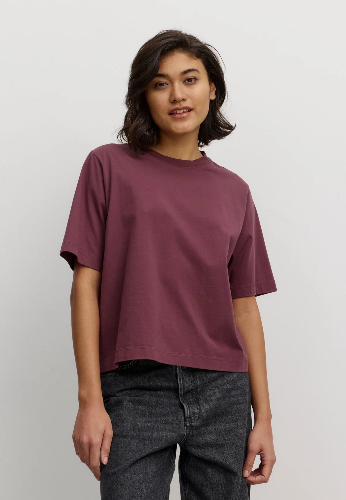 T-SHIRT AZOLLA | DARK PLUM