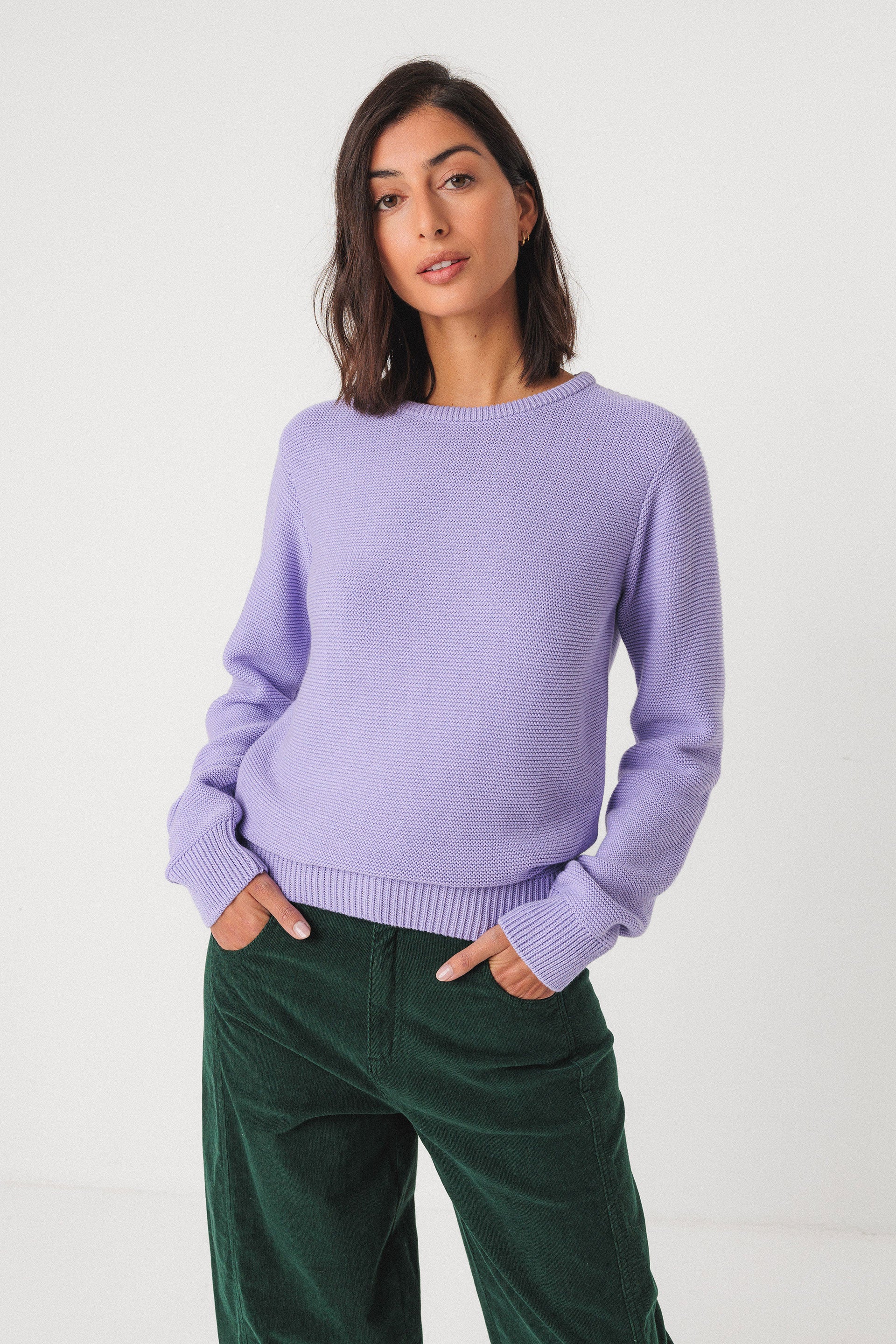 IRADI-GOTS SWEATER | LAVENDER