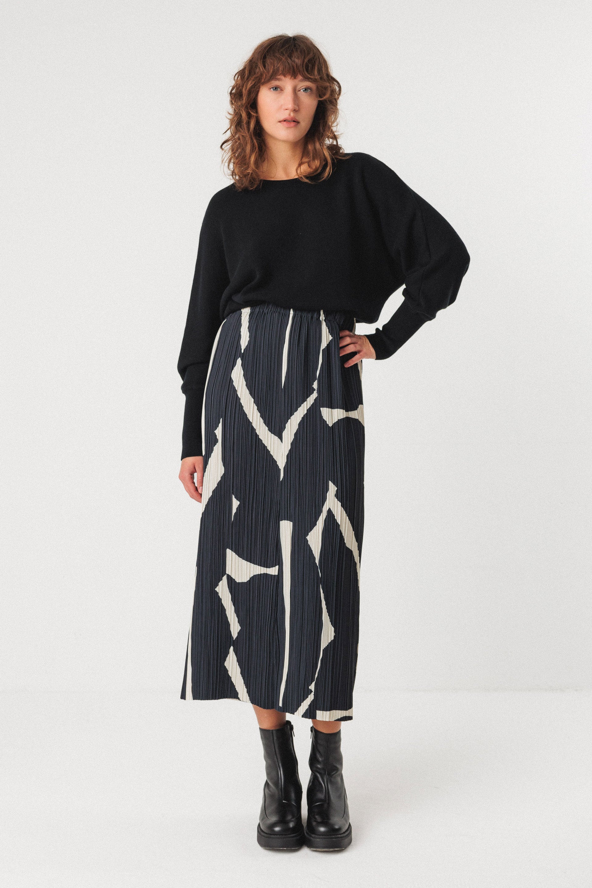 LAURANE SKIRT | HALF AND HALF