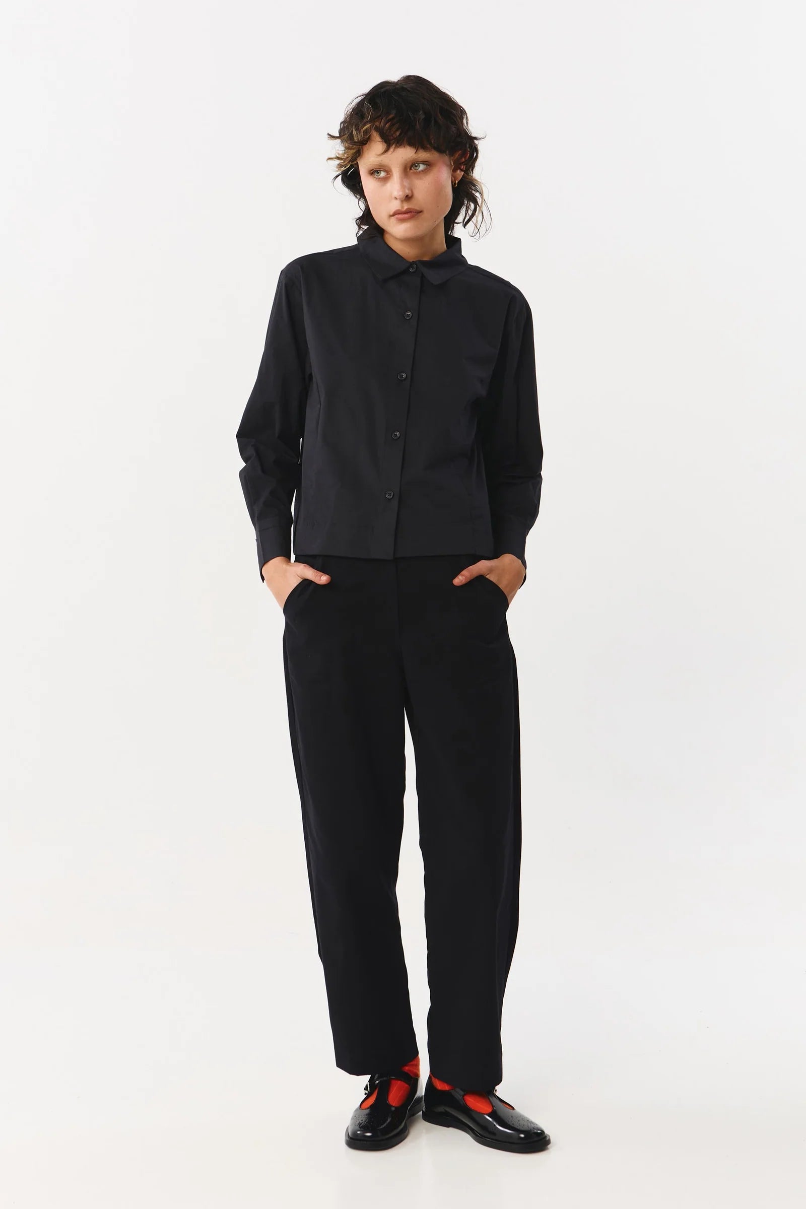 CANNES PANTS | SATIN BLACK