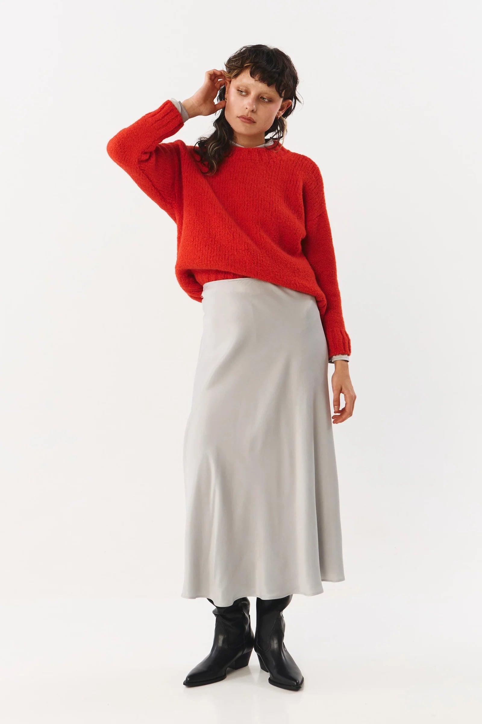 PIA SKIRT | GREY